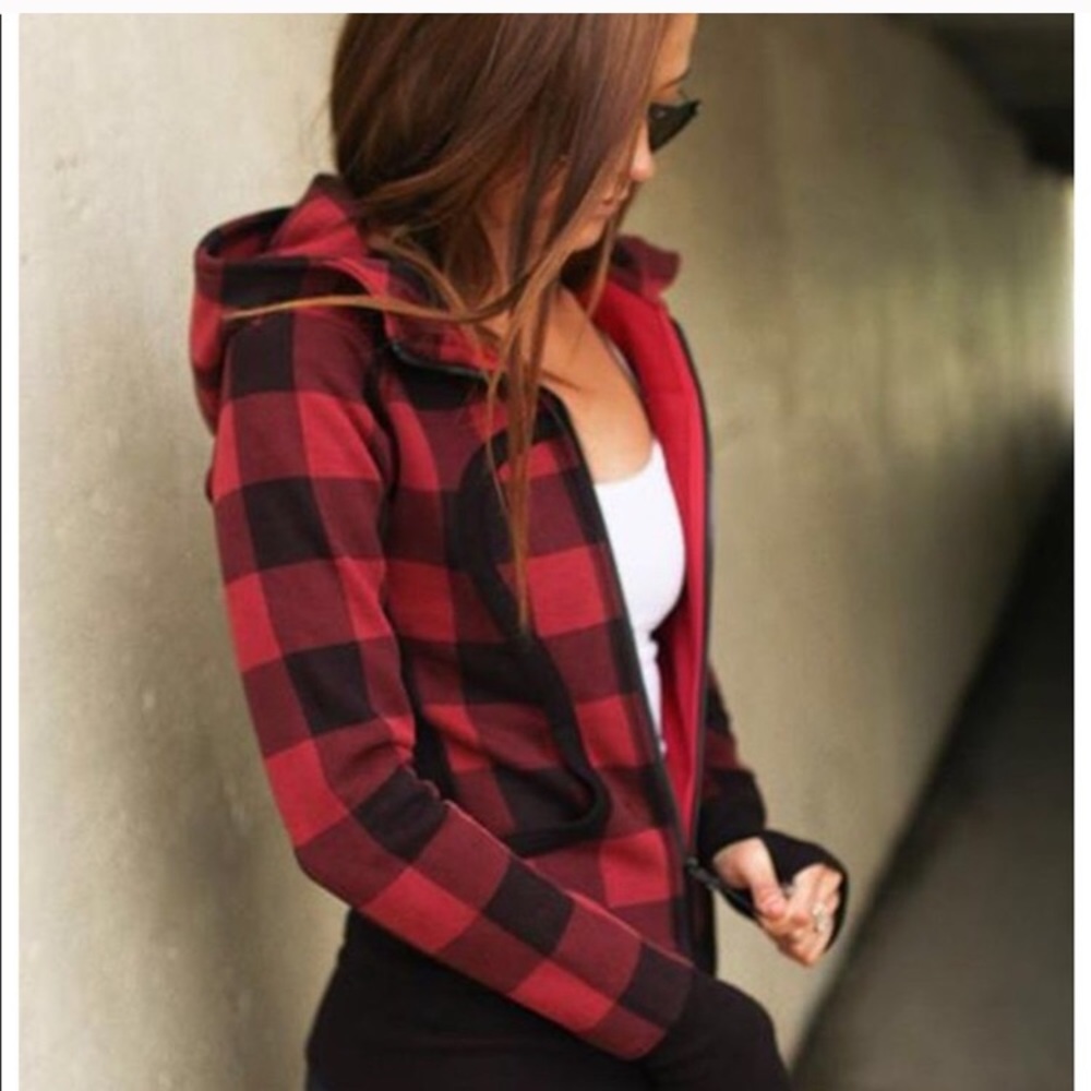 Lululemon lumbar jack scuba hoodie
